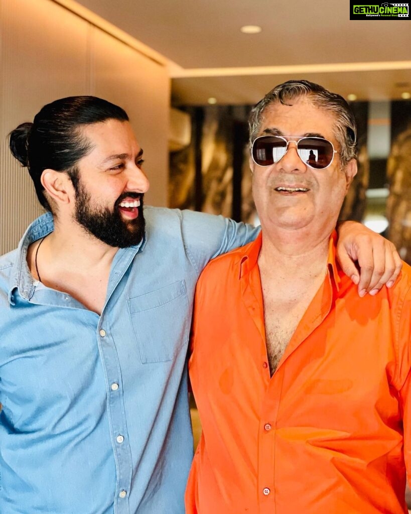 Aftab Shivdasani Instagram - Happy birthday to us dad. We love you. Wishing you the best of health, happiness and lots of love forever. ❤ 🎂 #birthdaymen ‘Behind every young boy who believes in himself is a father who believed in him first.’ ✨