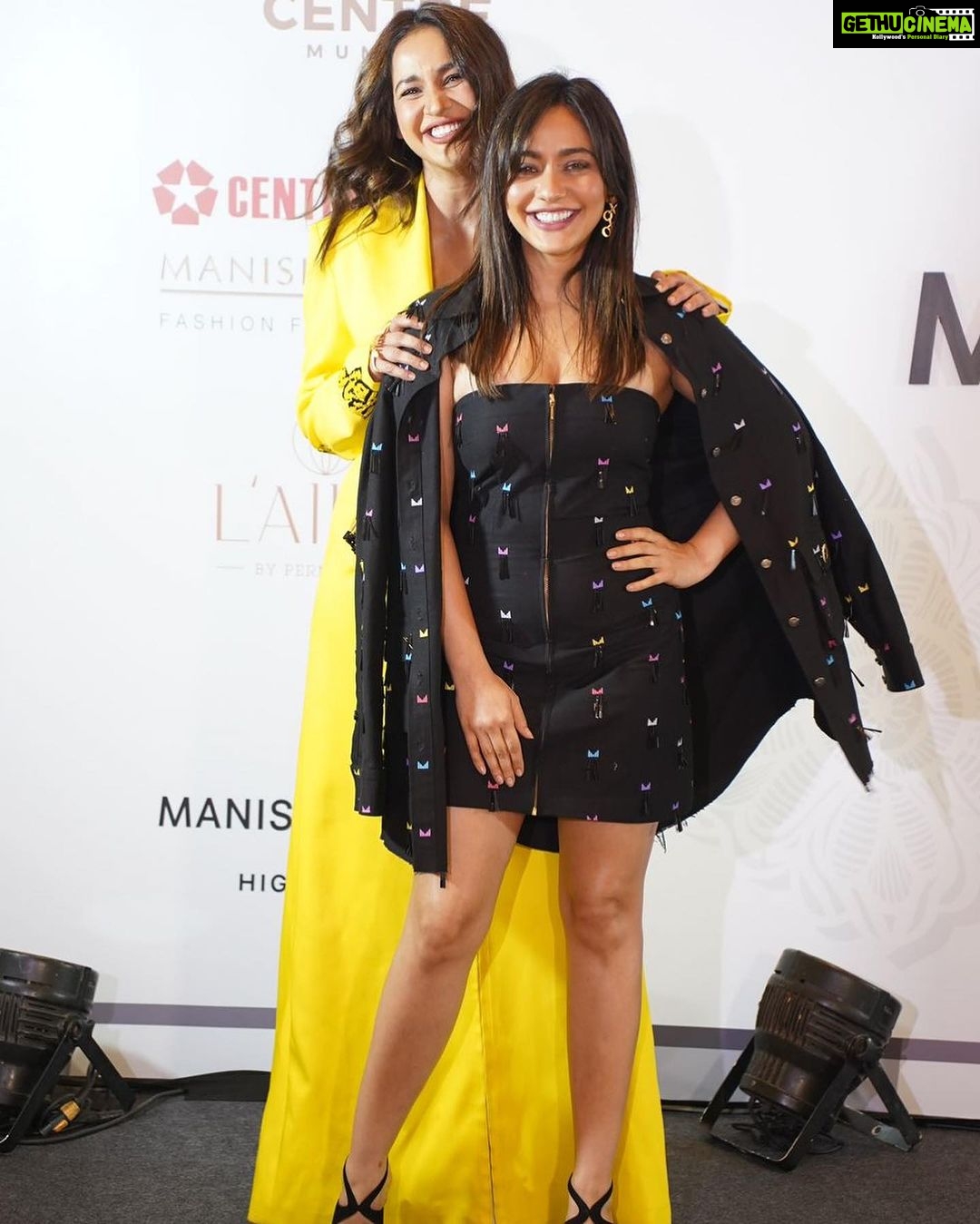 Aisha Sharma Instagram - These photos had to be on my grid ✨💫⚡️ Wearing the fabulous @manishmalhotraworld ⚡️💛🌟