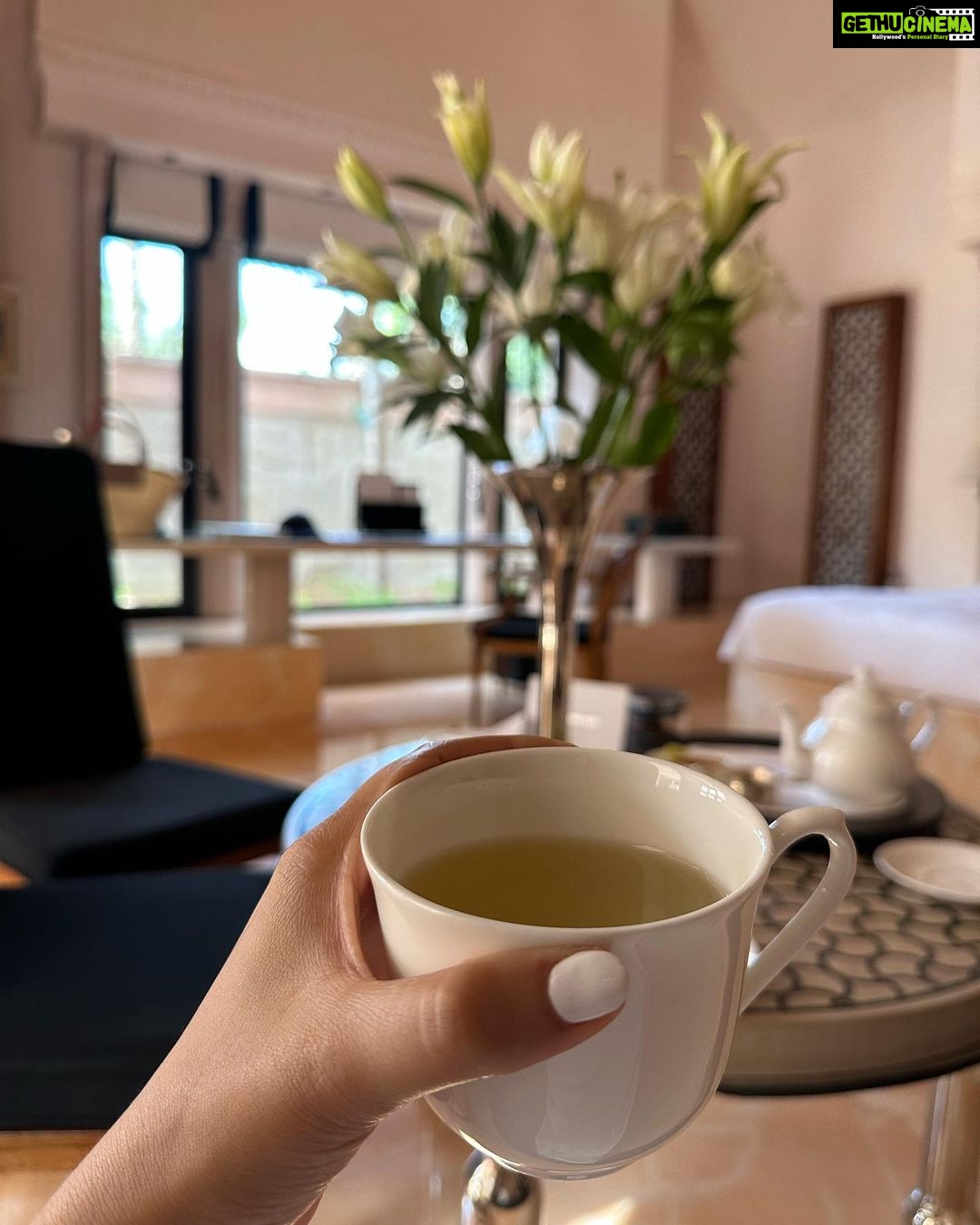 Aisha Sharma Instagram - Give yourself the time and space you need to recenter. Slowing down the ideal way @amanbagh #Amanbagh #TheSpiritOfAman #AmanWellness #AmanFoodie #AmanAdventure #incredibleindia #rajasthan #aishatravels