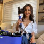 Aisha Sharma Instagram - My favourite hair tool gets an upgrade 😍 #DysonAirwrap #DysonIndia #DysonHairAtHome #gifted @dyson_india #nofilterneeded