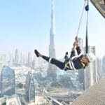 Aisha Sharma Instagram - Living on the edge is risky but there’s no fun living on the ground. Exhilarating experience with my fav human @nehasharmaofficial #dubai #adventure #lifeontheedge #travel #aishatravels #travelgram #sharmasisters #travelgoals #dubai Sky Views Observatory