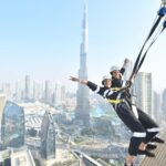 Aisha Sharma Instagram - Living on the edge is risky but there’s no fun living on the ground. Exhilarating experience with my fav human @nehasharmaofficial #dubai #adventure #lifeontheedge #travel #aishatravels #travelgram #sharmasisters #travelgoals #dubai Sky Views Observatory