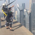 Aisha Sharma Instagram - Living on the edge is risky but there’s no fun living on the ground. Exhilarating experience with my fav human @nehasharmaofficial #dubai #adventure #lifeontheedge #travel #aishatravels #travelgram #sharmasisters #travelgoals #dubai Sky Views Observatory