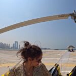 Aisha Sharma Instagram - One unconventional adventure at a time . 🫶🏾🫶🏾 #lifeofadventure #nofilterneeded #dubai #aishatravels #travel #gyroskyhub Skyhub Dubai