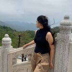 Aishani Shetty Instagram – Breathtaking! 🚠 Ngong Ping Village, Lantau Island