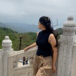 Aishani Shetty Instagram - Breathtaking! 🚠 Ngong Ping Village, Lantau Island