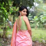 Aishani Shetty Instagram - 💕 #nofilter MUA @glitterglowbynandini Blouse by @studiobellodesign 📷 @yogi_0708