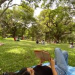 Aishani Shetty Instagram - 🌳☀️📚 #cubbonreads