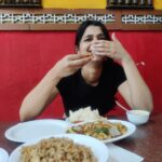 Aishani Shetty Instagram - My love hate relationship with momo chutney 🌶 😍🤤 #noregrets #cantgetenough