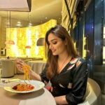 Aishwarya Devan Instagram - #aboutlastnight #armanihotel #dubai Armani Ristorante