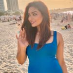Aishwarya Devan Instagram – 💙 beach hair, don’t care ! 
#dubai #jbr #sunkissed #mydubai Dubai, United Arab Emirates