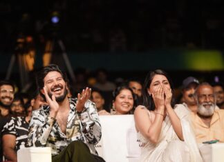 Aishwarya Lekshmi Instagram - Kochi was beyond brilliant! Forever grateful for the outpouring of love and support for #KingofKotha . Ummma ummma ummmaa from our entire team ♥️ @kokmovie @dqswayfarerfilms @zeestudiossouth