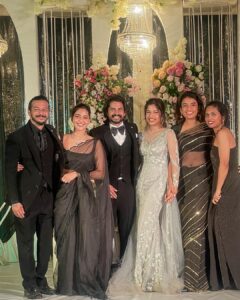 Aishwarya Lekshmi Instagram - Attended a Shaadi again, this time courtesy to @ashnshrf  finding a cute better half. Congratulations you guys!!! 

Also Congratulations to @jyothikaroy @akillereye and myself , for successfully getting eye-rolls ; 
yet again. 
#iykyk