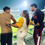 Aishwarya R. Dhanush Instagram - What a match night for a mother it was ! For our #CSK to win on home ground and to see my boys cheer and in full glee ! #momeriesforlife❤️ Finals here we come ! #CSK #sons❤️❤️ #aboutlastnight✨