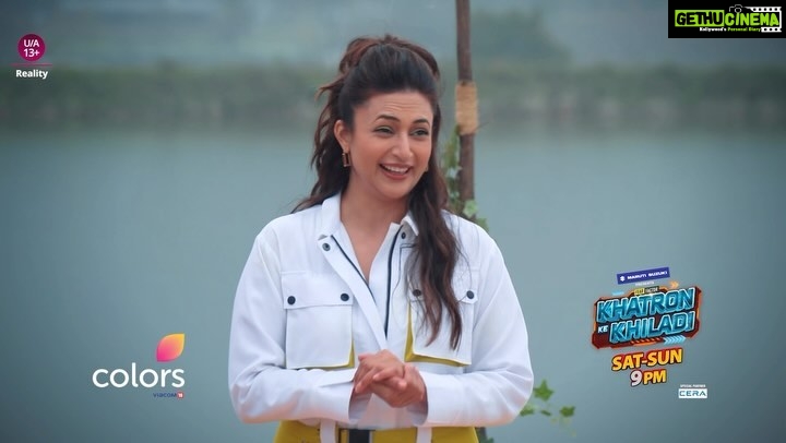 Aishwarya Sharma Bhatt Instagram - Aishwarya ki mimicry dekhne, kya excited ho aap bhi? 💪 Dekhiye #KhatronKeKhiladi, harr Sat-Sun raat 9 baje, sirf #Colors par. #KKK13 #KhatronKeKhiladi13 @itsrohitshetty @msarenaofficial @ceraindia @divyankatripathidahiya @aisharma812