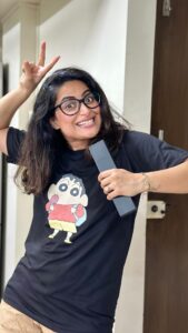 Aishwarya Sharma Bhatt Instagram - Life ho toh Shinchan jaisi 😂💃🏻 . . . . . #aishwaryasharma #shinchan #shinchanreels #funnyreels #reelitfeelit #trendingreels #zindagijeelo #shinchanfans