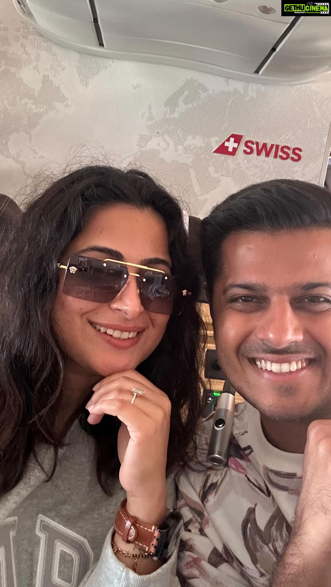 Aishwarya Sharma Bhatt Instagram - Always High on travel ✈️✈️✈️ @flyswiss @myswitzerlandin #aishwaryasharma #neilbhatt #neilkiaish #ineedswitzerland #flyswiss #switzerlandtourism #luxury #trendingreels #reelitfeelit