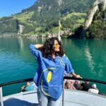 Aishwarya Sharma Bhatt Instagram - A trip to Lucerne/Luzern Switzerland ❤️ The Swiss Alps, Lakes and beauty of the nature, transportation have my whole heart ❤️ @myswitzerlandin @swisstravelsystem @cabrio.stanserhorn @ilove_lucerne @verkehrshaus #switzerland #ineedswitzerland #lucerne #stanserhorn #verkehshaus #swisstravel #mylucerne #gttos Luzern, Switzerland