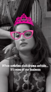 Aishwarya Sharma Bhatt Instagram - When life gets dramatic, we just Aishwarya our way out!🕶️ 

Styled by - @purvabansal5 
Earrings @knotmecute x @dinky_nirh
Outfit by - @shriyasinghi.co

#UnbotheredQueen #MYOB #BiggBoss #BB17 #AishwaryaSharma 

@officialjiocinema @colorstv