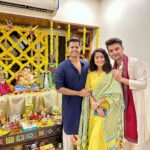 Aishwarya Sharma Bhatt Instagram - गणपति बप्पा मोरया 🙏🏻😇❤️ @vihansometimes . . . . #ganpati2023 #ganeshchaturthi #vihanverma #aishwaryasharma #neilbhatt #ganpatifestival #mumbai #ganpatibappamorya
