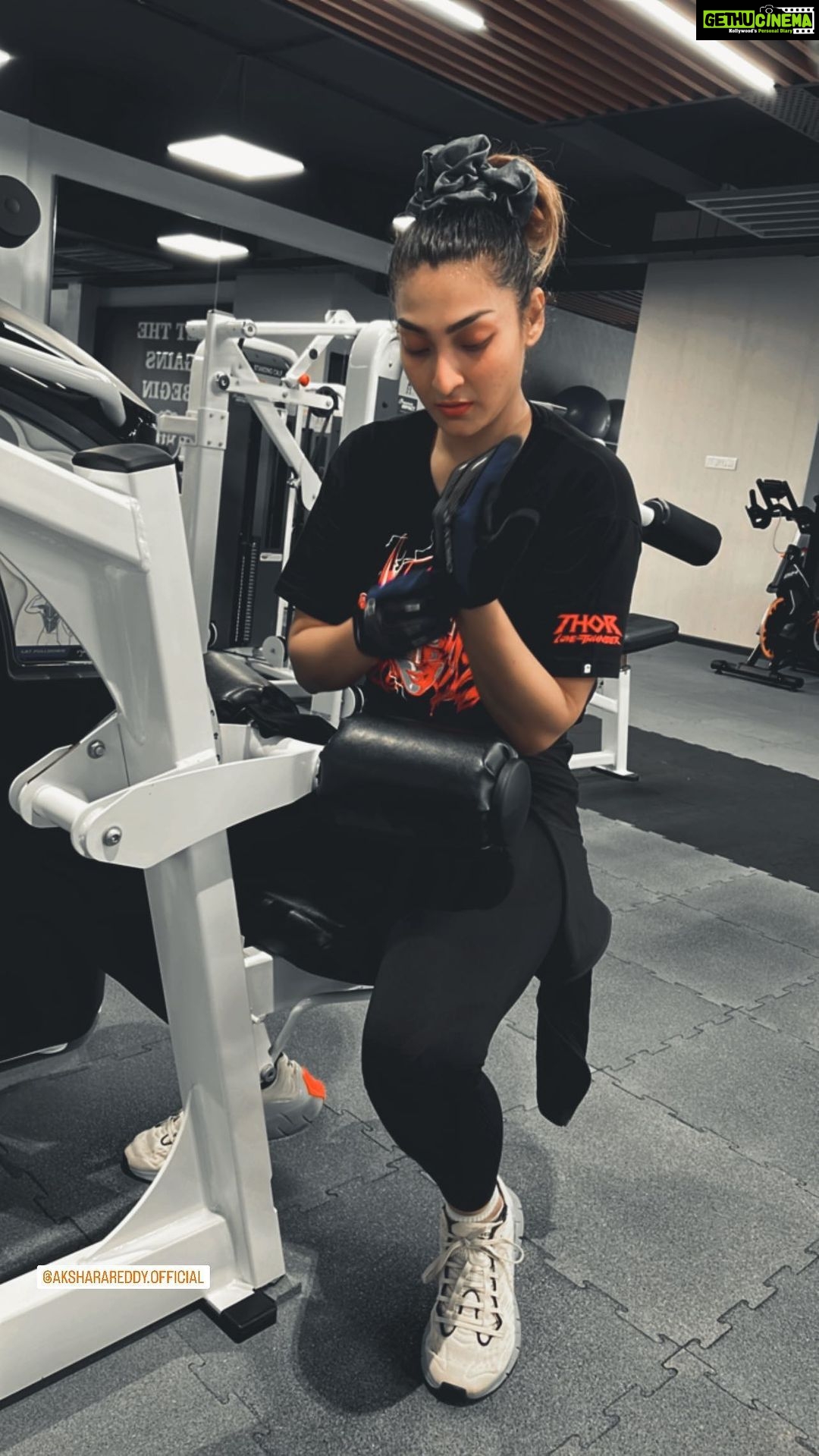 Akshara Reddy Instagram - Harder, better, faster, stronger.. - - - - #Gymfit #Muscle #Train #Training #NoPainNoGain #GetStrong #Trainingday #trainhard #beatcrossfit🏋🏻♀️ #aksharareddy #akshrareddyofficial Chennai, India