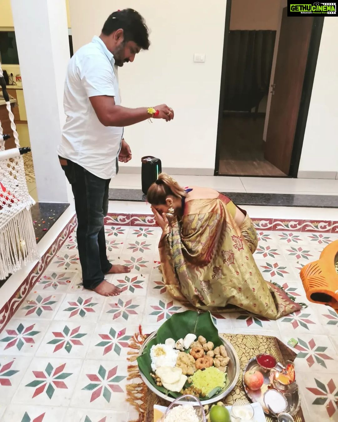Akshara Reddy Instagram - Happy vinayaka chaturthi guys.. 🤗🤗🤗🤗