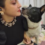 Akshara Reddy Instagram – My attention seeking adhd puppy!! I tried recording this song more than 10 times.. he wont let me..!! Problems of being a dog akka.. 🙄🙄