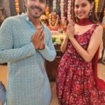 Alice Kaushik Instagram - To blessings & beyond! ♥️😘🧿🙏 #ganpatibappamorya #ganeshchaturthi #kdice #picoftheday #happiness #instagram #picture Mumbai, Maharashtra