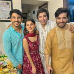 Alice Kaushik Instagram - “May the divine presence of Ganesha fill your home with love and positivity.” “Ganpati Bappa Morya! #reunion #ganpatibappamorya #ganpati #ganpatifestival #pandyastore #ganpatibappa Mumbai - मुंबई