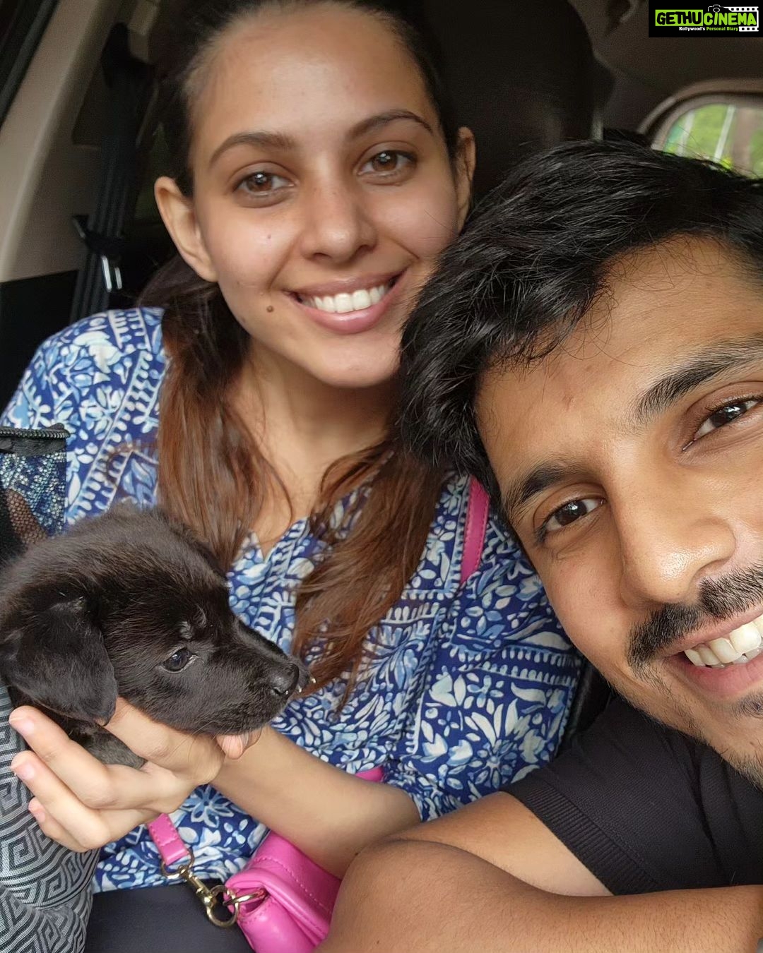 Alice Kaushik Instagram - Welcome home Peppy Kaushik ❤️🐶 My little child 🫶🏻 #AdoptDontShop #indie #Love #rescue