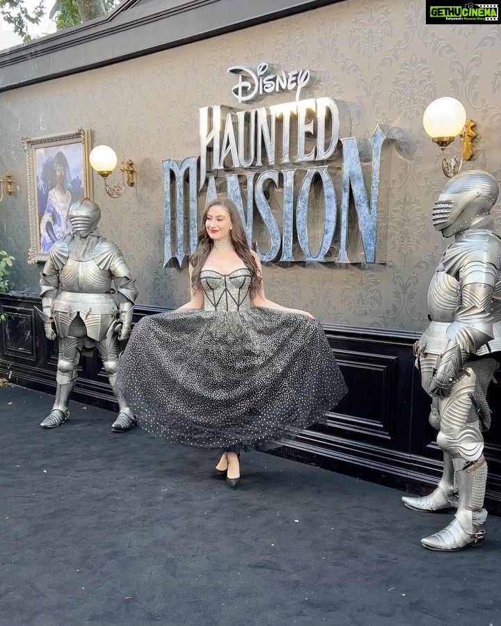 Amber Doig Thorne Instagram - Welcome, foolish mortals, to the Haunted Mansion Premiere 👻 Such a spooktacular evening celebrating the reboot of one of my all time favourite Disney films 🥰 Thank you @disneyuk for a fabulously spooky evening 🤍 👗 This gorgeous tulle dress is from @milla #hauntedmansion #hauntedmansionmovie #thehauntedmansion #thehauntedmansionmovie #filmpremiere #filmpremier #moviepremiere #moviepremier #premiere #premier #redcarpet #redcarpetstyle #redcarpetlook #redcarpetfashion #redcarpetdress #redcarpetlooks #redcarpetmakeup #redcarpetdresses #redcarpetready #redcarpetmoments #redcarpetpremiere #ambzdt #amberdoigthorne #londonpremiere @disneystudiosuk @thehauntedmansion Leicester Square