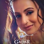 Ameesha Patel Instagram - And here it finally is !!! SAKINA POSTER !!!!!!!! The sweetest surprise for all my darling fans !!!! 💖💖💖💖💖