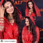 Ameesha Patel Instagram - Posted @withregram • @manav.manglani Fans have loved Sakina's new look in gadar 2 .. the actress has been flooded with compliments and we wish her all the best for gadar 2 that releases on august 11 @ameeshapatel9 Dressed by @rockystarofficial @rockystar100 Make up @chettiaralbert Hair @poojaudeshihairdesigns ❤️❤️❤️❤️🙏🏻🤲🏻