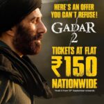 Ameesha Patel Instagram - Aisa mauka phir nahin aayega toh der mat kijiye! Apne tickets abhi book kijiye only at flat ₹150 nationwide. *Avail it from 15th September onwards. Book your tickets! #Gadar2 in cinemas now. 🎞️ @zeestudiosofficial @gadarmovie_official @iamsunnydeol @mithoon11 @shabinakhanofficial @quadri.sayeed @manishwadhwa.in @hellomontysharma @mrgravitas @zeemusiccompany @zee5 @zeecinema @zee5global