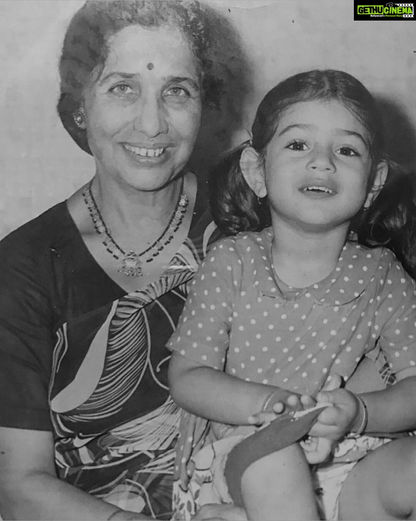 Ameesha Patel Instagram - Happpppppppy bday to my heartbeat ,my universe , my idol ,my angel my naanphie !! The most amazing grandma any child cud have ever ever asked for !! I miss u every second of every day since u left me but heaven is a luckier place to have u !! Love uuuuuππβΎοΈβΎοΈππππππππππβΎοΈβΎοΈπ₯
