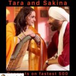 Ameesha Patel Instagram - Posted @withregram • @taranadarsh TARA SINGH - SAKINA - ‘GADAR 2’: ₹ 500 CR… The audiences have showed immense love on #TaraSingh and #Sakina… As #Gadar2 crosses the iconic ₹ 500 cr mark, everyone’s keen to watch this hugely popular jodi yet again… Will we get to see them yet again?… Is an announcement coming up?… That’s what #Tara and #Sakina’s fans are keen to know. #SunnyDeol #AmeeshaPatel #AnilSharma #ZeeStudios