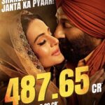 Ameesha Patel Instagram - Posted @withregram • @tutejajoginder #Gadar2 is UNSTOPBBALE as Friday collections are bigger than Tuesday. Monday - 4.60 crores Tuesday - 5.10 crores Wednesday - 8.60 crores Thursday - 8.10 crores Friday - 5.20 crores Total so far - 487.65 crores Set to enter #500CroreClub tomorrow. The status will then change from ALL TIME BLOCKBUSTER to ALL TIME MEGA BLOCKBUSTER #SunnyDeol #AnilSharma #AmeeshaPatel #UtkarshSharma