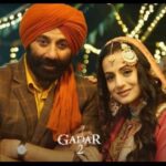 Ameesha Patel Instagram - Posted @withregram • @komal.nahta Tara Singh and Sakina’s chemistry is unbeatable at the box-office... Sakina’s beauty and Tara Singh’s action sets the box office on fire!