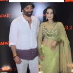 Ameesha Patel Instagram - Tara-Sakina at Success party of Gadar-2 🫶😍❤️ . . . . #ameeshapatel #gadar2 #gadar #bollywood #bollywoodactress #mumbai #sunnydeol #saree #fashionista Mumbai, Maharashtra