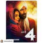 Ameesha Patel Instagram – Posted @withregram • @taranadarsh 200 NOT OUT *TODAY*… #Gadar2 is UNSTOPPABLE… Continues its DREAM RUN on Monday… Monday *almost* AT PAR with Friday, UNBELIEVABLE… Sure to DEMOLISH *lifetime biz* of many biggies… Fri 40.10 cr, Sat 43.08 cr, Sun 51.70 cr, Mon 38.70 cr. Total: ₹ 173.58 cr. #India biz.

Biz in *mass pockets* – especially smaller centres – is an EYE-OPENER, brings back memories of #Sholay and #Gadar.