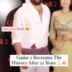 Ameesha Patel Instagram - Very beautiful Ameesha Patel & Sunny Deol arrived at Gadar 2 movie Success Party 😍🔥 . . Follow for more updates @filmymantramedia . . #ameeshapatel #sunnydeol #gadar2 #bollywood #filmymantra Mumbai, Maharashtra