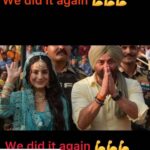 Ameesha Patel Instagram - Posted @withregram • @instantbollywood They are back on top .. Friday collections go Beserk … gadar 2 gets the love of the fans and single screens crowd are going crazy … expect big nos and a blockbuster on hand ..