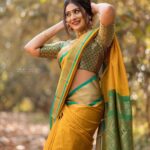 Amrutha Iyengar Instagram - ತಮಗೂ, ತಮ್ಮ ಕುಟುಂಬದವರಿಗೂ ಮಕರ ಸಂಕ್ರಾತಿ ಹಬ್ಬದ ಶುಭಾಶಯಗಳು.🎋 Pc @chidu.ln_portraits ♥️ MUA @artistryby_priyankaharish ♥️ Styled by @anthariya_ @nidhi_d_gowda ♥️ Hair @shrutihairartistry ♥️