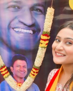 Amrutha Iyengar Instagram - ಅಪ್ಪು 💛❤️