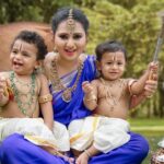 Amulya Instagram - Happy Krishna Janmashtami 🙏 Photography: @giggly_tots Jewels: @gajraj_jewellers