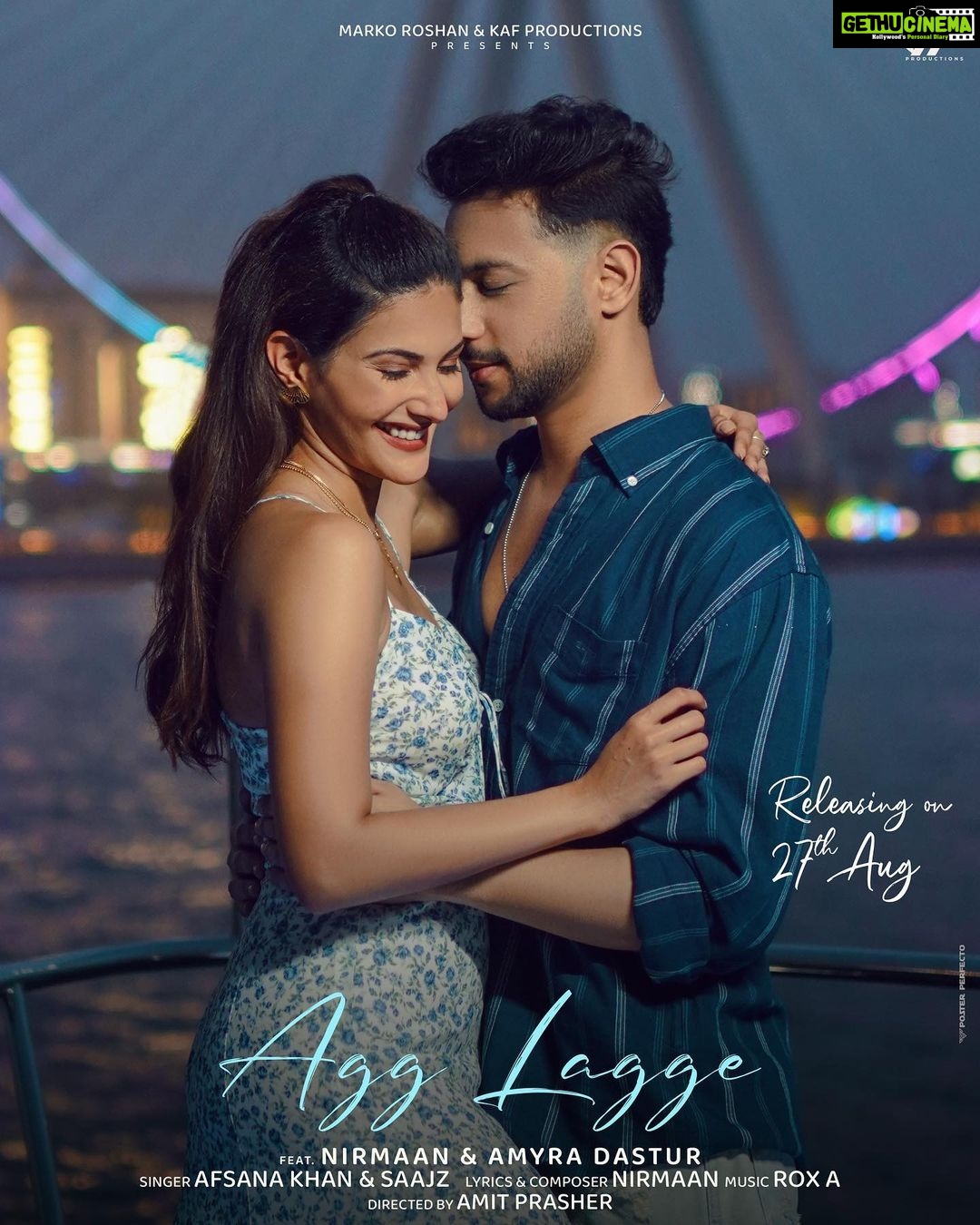 Amyra Dastur Instagram - AGG LAGGE releasing 27th Aug ❤️🔥 feat @nirmaan01 & @amyradastur93 💕 Sung by @itsafsanakhan & @saajzofficial Lyrics & composer @nirmaan01 Music producer @rox_a_official Directed by @amitprasher DOP @dopshoeb Choreographer @burtonritchie Produced & present by @markoroshan @kafproductionsindia Amyra's manager @anusshiarorah Casting by @niharika_masih @gleameofficial Production @karanysfp @akshaykapoor301 @gourvkuumartuli.ysfp @jaimshr Costume @thenanditakohli @stylingbynandita Poster @posterperfecto Media partner @netmediaofficial @believemusicindia team @itsjaggy @malkeet__aulakh @rjaditya99 #afsanakhan #nirmaan #amyaradastur #agglagge #kafproductions