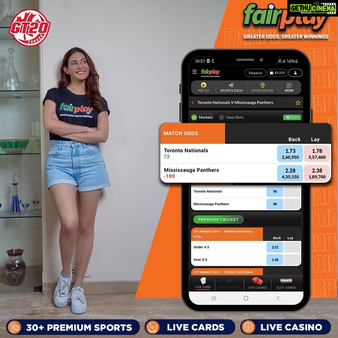Amyra Dastur Instagram - Use Affiliate Code AMYRA300 for a 300% first and 50% second deposit bonus. ππ₯ Win big during the India vs. West Indies ODI series with FairPlay, your ultimate betting exchange! π Enjoy NO tax, NO GST, NO KYC headaches, a 15% referral bonus, and up to 10% loyalty bonus! ππ Join now for the best experience! #fairplay #sportsbetting #indvswi #indvwi #odimatch #odiseries #bettingtips #onlinesportsbetting #cricketbetting
