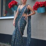 Amyra Dastur Instagram - Nothing beats a saree 🕊️ In @paulmiandharsh for a promotional event 🕊️ . . . Styled by @thenanditakohli Assisted by @_bavleensethi