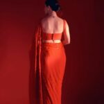 Amyra Dastur Instagram – Painting the town RED ♥️
.
Wearing @premyabymanishii
Earrings @preciouscollectionjewellounge
Ring @karishma.joolry
Styled by @richamehta1990
Hair @lakshsingh__
MUA @miimoglam
Shot by @anups_