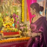 Anchal Sahu Instagram – गणपति बप्पा मोरया!🌸🌿✨
Just adoring my Bappa n how!!🥹🧿🤍🤍🤍
#ganeshchaturthi2023